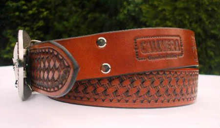 Opasek je 6x barvený a 2x lakovaný